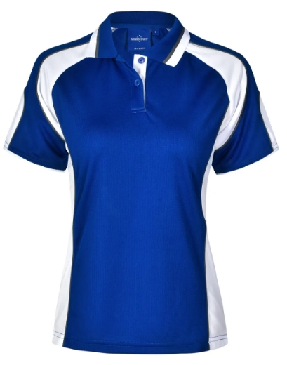 Picture of Winning Spirit, Ladies Cooldry Contrast Polo w Panels